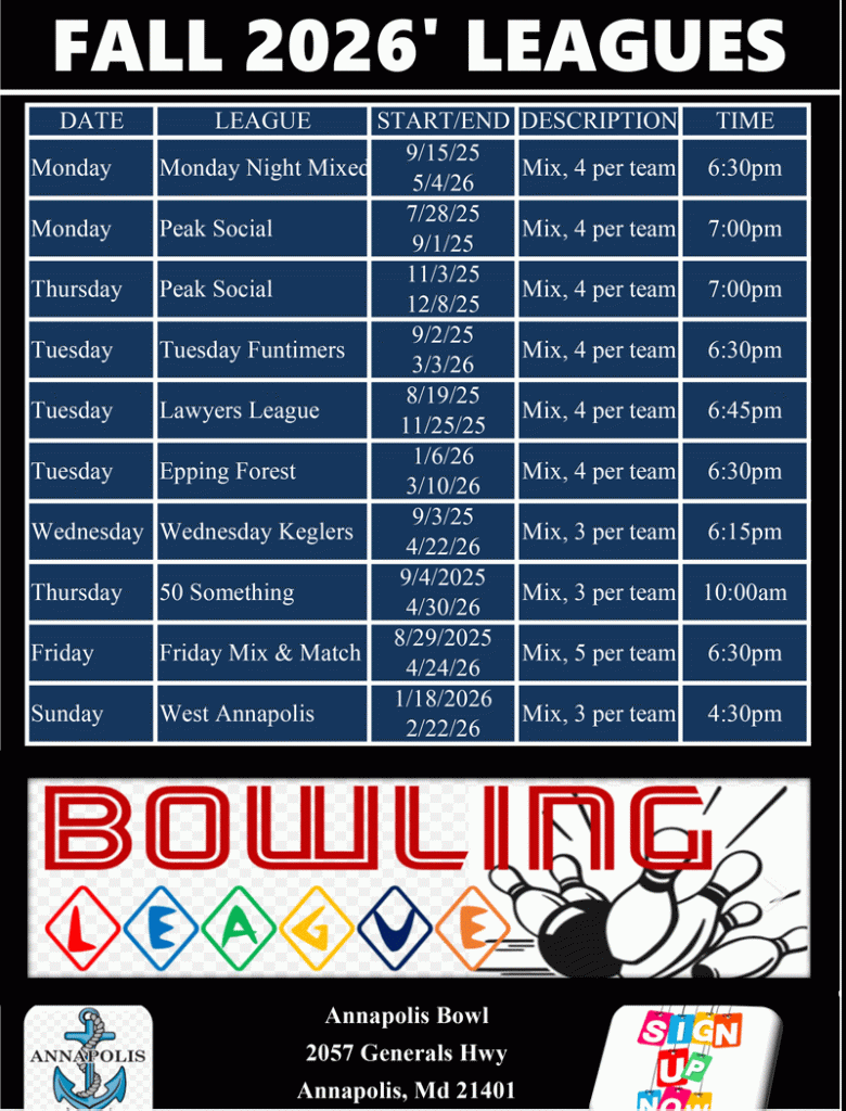 fall leagues